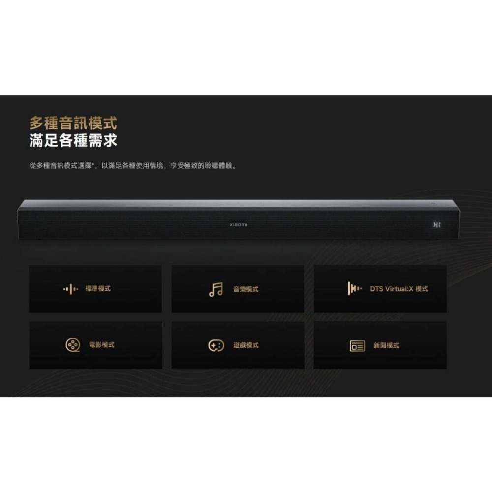 【含稅快速出貨】Xiaomi Soundbar Pro 2.1 ch 小米聲霸 Pro 2.1 ch (台灣小米公司貨)-細節圖3