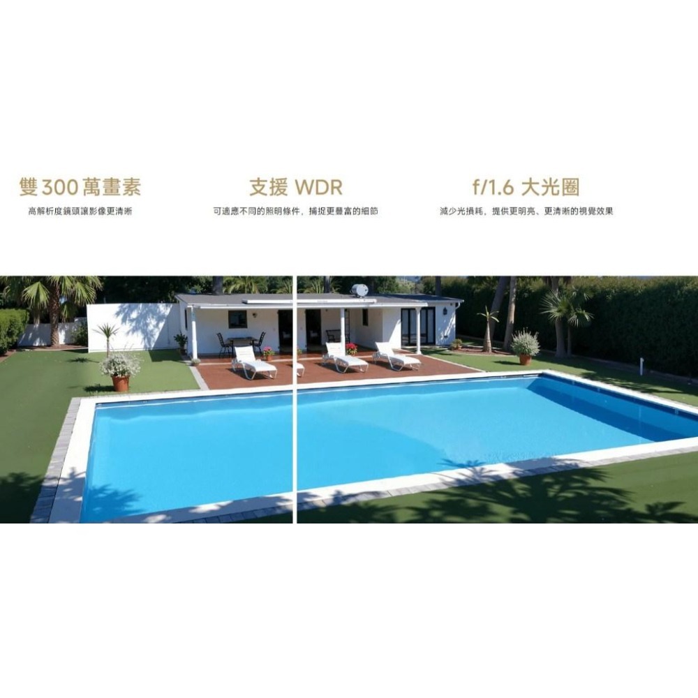 【含稅快速出貨】小米 Xiaomi 室外攝影機 CW100 雙攝版 (台灣小米公司貨)-細節圖8