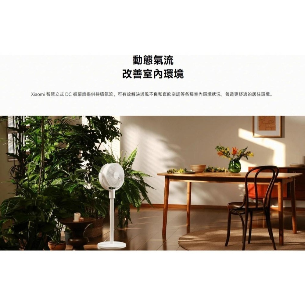 【含稅快速出貨】小米 Xiaomi 智慧直流變頻循環扇 座地式 (台灣小米公司貨)-細節圖3
