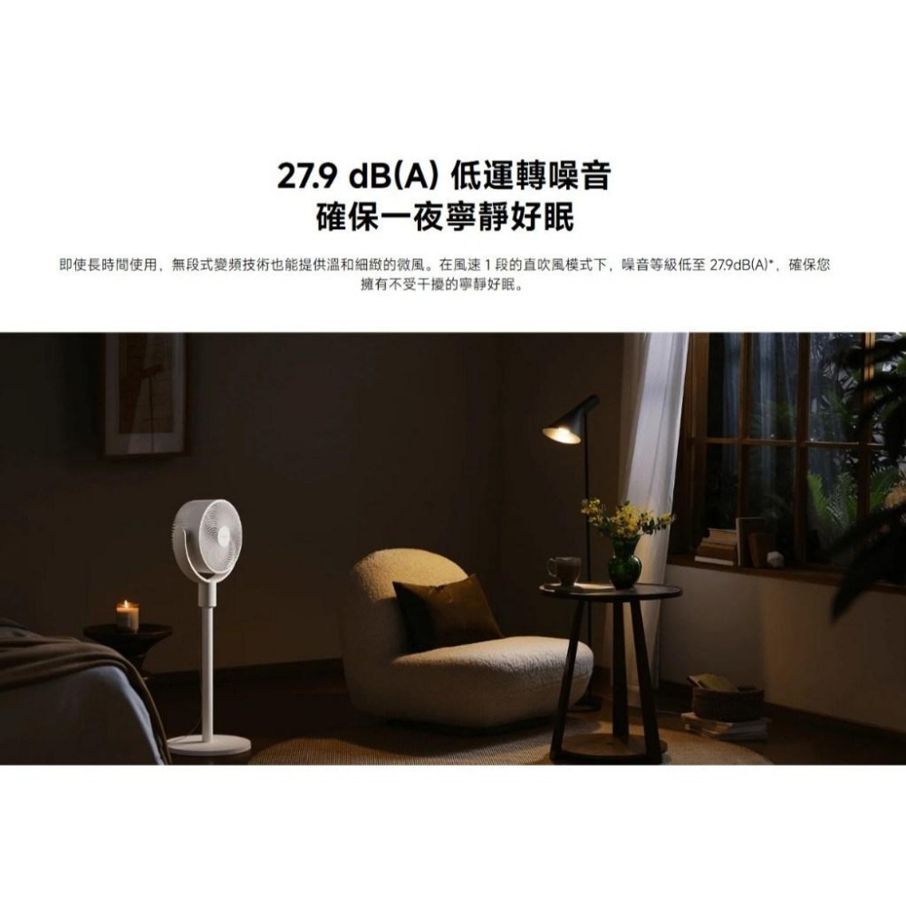 【含稅快速出貨】小米 Xiaomi 智慧直流變頻循環扇 座地式 (台灣小米公司貨)-細節圖8