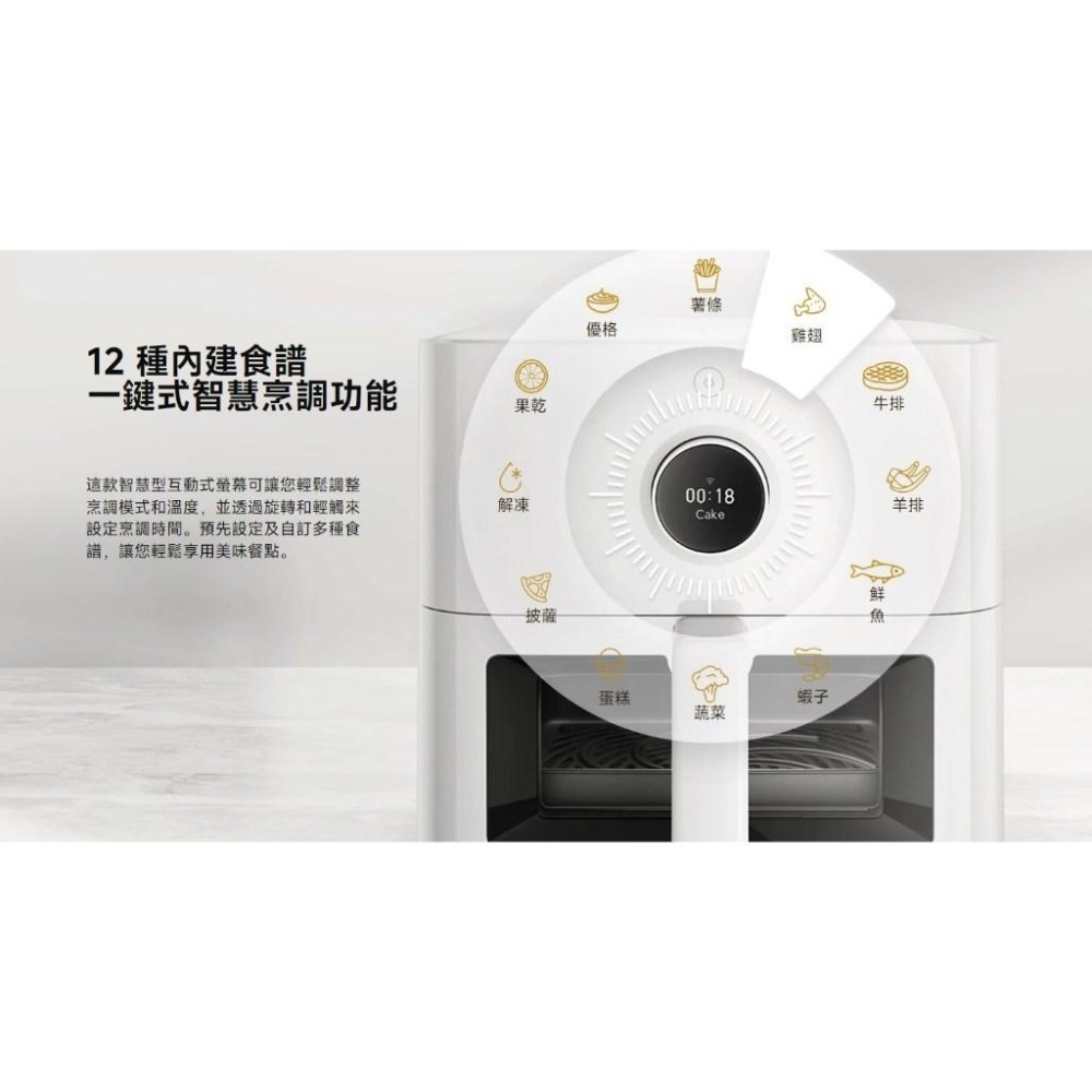 【含稅快速出貨】小米 Xiaomi 智慧氣炸鍋 5.5L (台灣小米公司貨)-細節圖6