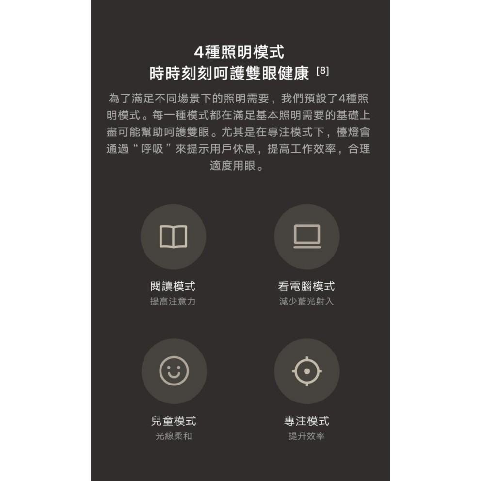 【含稅快速出貨】  米家 LED 智慧檯燈 1S(台灣小米公司貨)-細節圖5