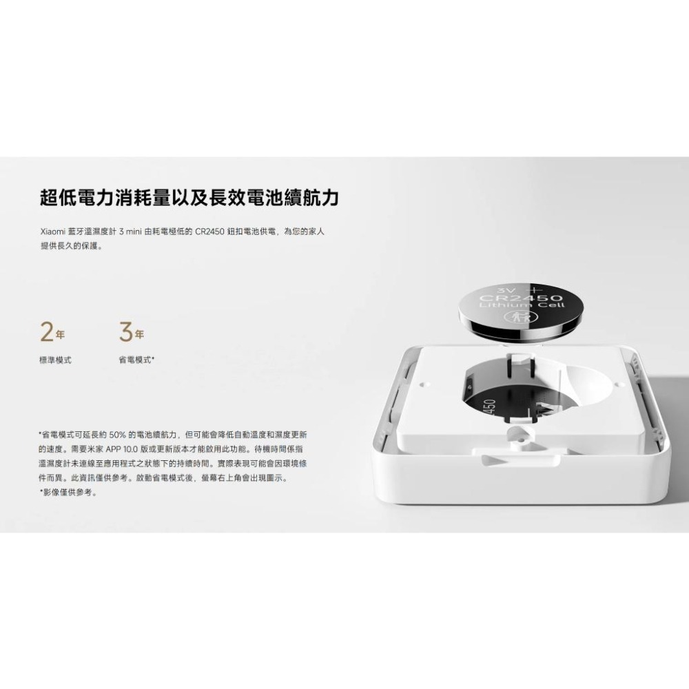 【含稅快速出貨】小米 Xiaomi 藍牙溫濕度計 3 mini (台灣小米公司貨)-細節圖6