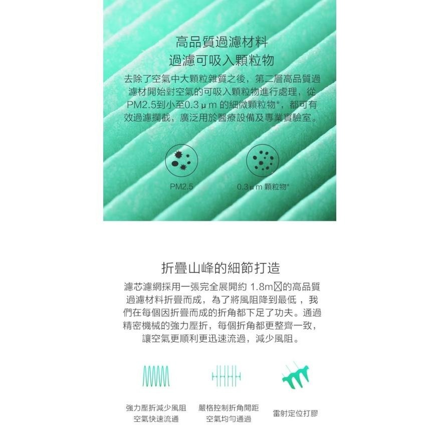 【含稅快速出貨】 原廠 米家空氣淨化器濾芯 除甲醛增強版 S1 ,小米空氣淨化器 3  米家空氣淨化器 Pro-細節圖6