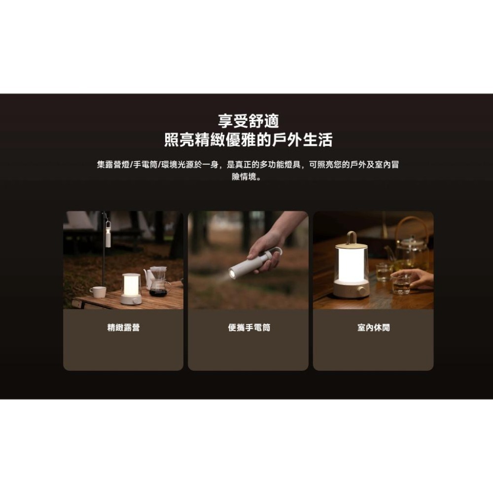 【含稅快速出貨】 Xiaomi 多功能露營燈 (台灣小米公司貨)-細節圖9