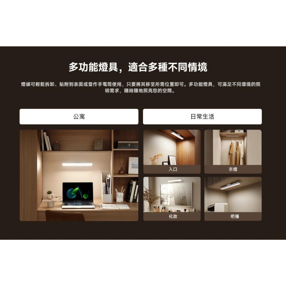 【含稅快速出貨】小米磁吸閱讀燈 Xiaomi 磁吸閱讀燈 (台灣小米公司貨)-細節圖7