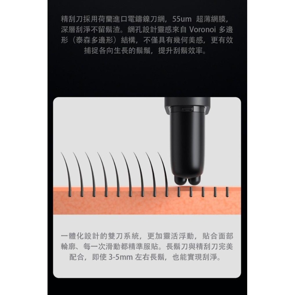【含稅快速出貨】  米家便攜電動刮鬍刀 1S_往復雙刀頭 (台灣小米公司貨)-細節圖4