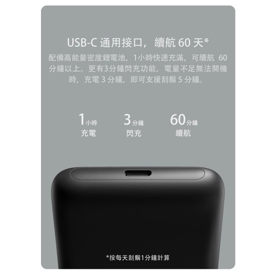 【含稅快速出貨】  米家便攜電動刮鬍刀 1S_往復雙刀頭 (台灣小米公司貨)-細節圖6