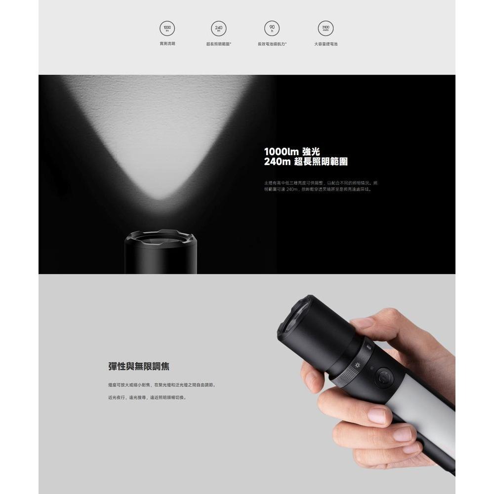 【含稅快速出貨】小米 Xiaomi 多功能手電筒 (台灣小米公司貨)-細節圖5