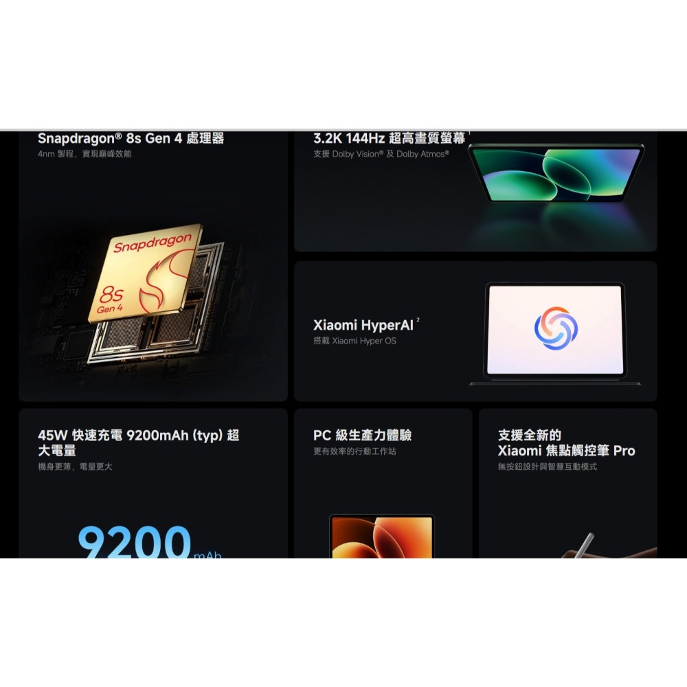 Xiaomi Pad 8 8+128G / 12+256G-細節圖8