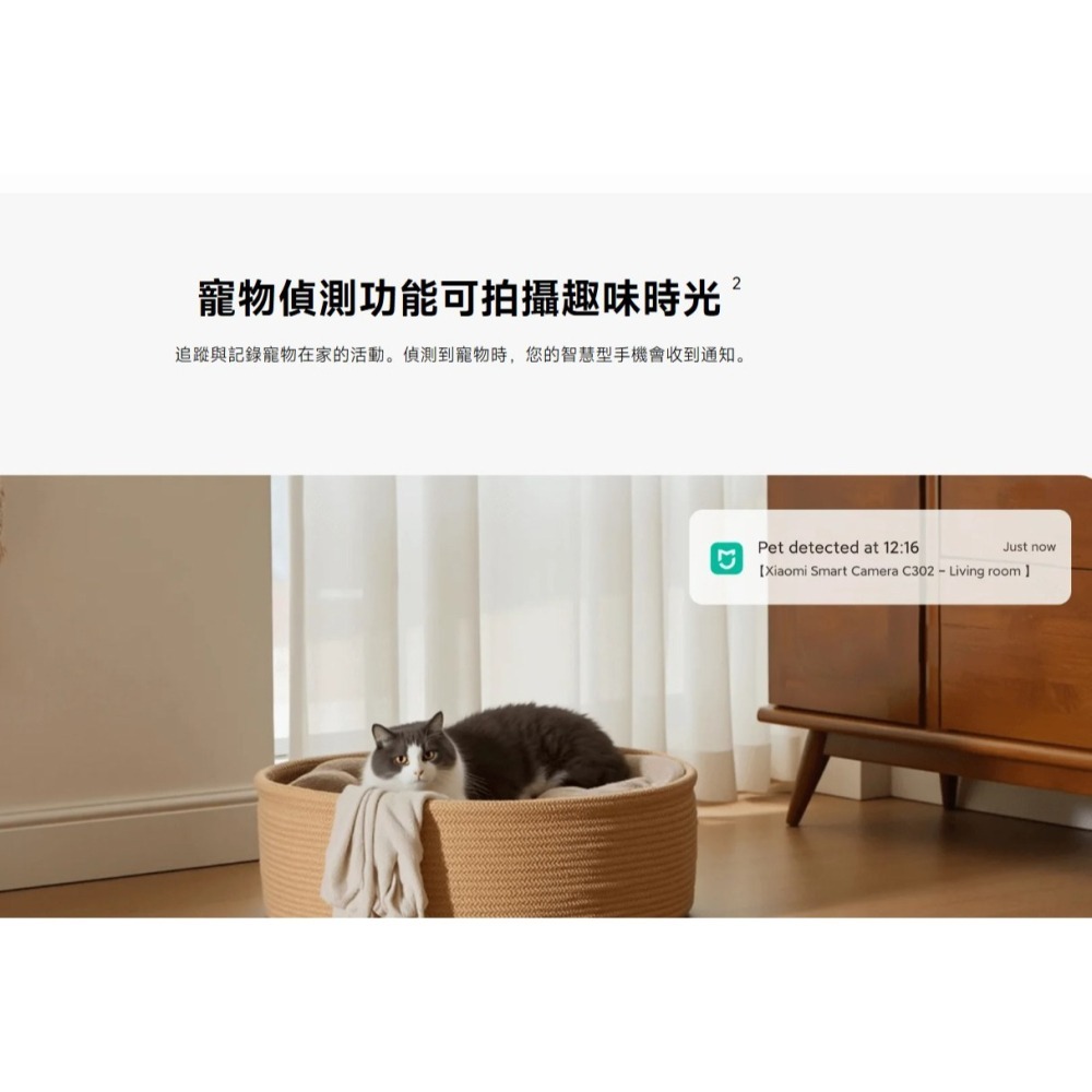 Xiaomi 智慧攝影機 C302 (台灣小米公司貨)-細節圖8