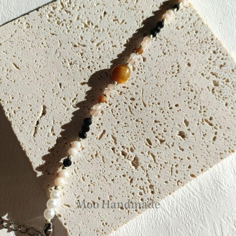 ⁣【moo._.handmade】客製化手作水晶串珠手鍊-細節圖5