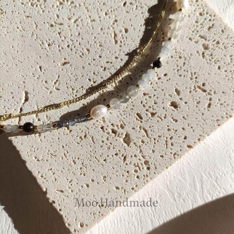 ⁣【moo._.handmade】客製化手作水晶串珠手鍊-細節圖6