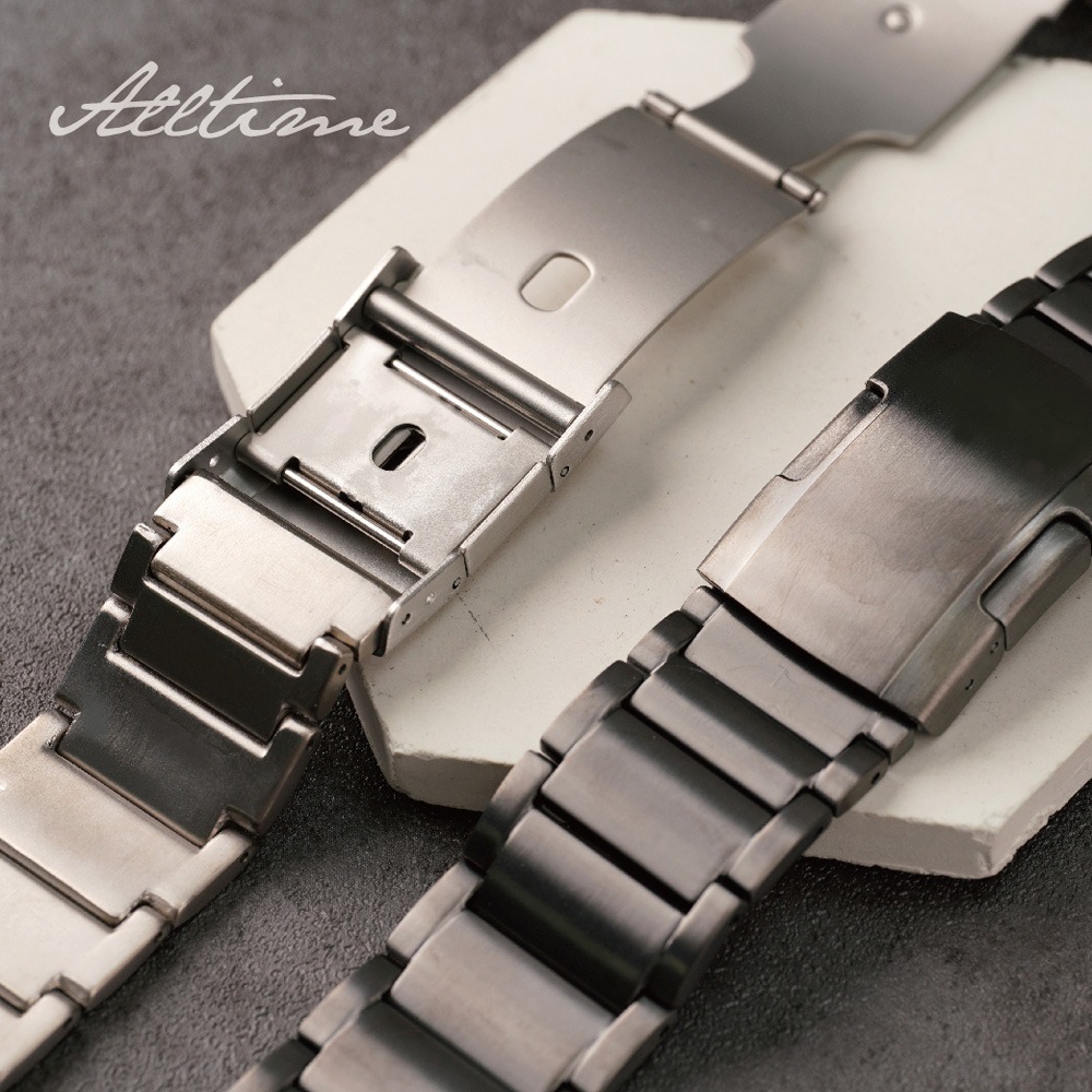 【太空金屬-鈦Ti】AllTi22 經典三排鈦合金 Apple watch 錶帶 蘋果錶帶-細節圖4