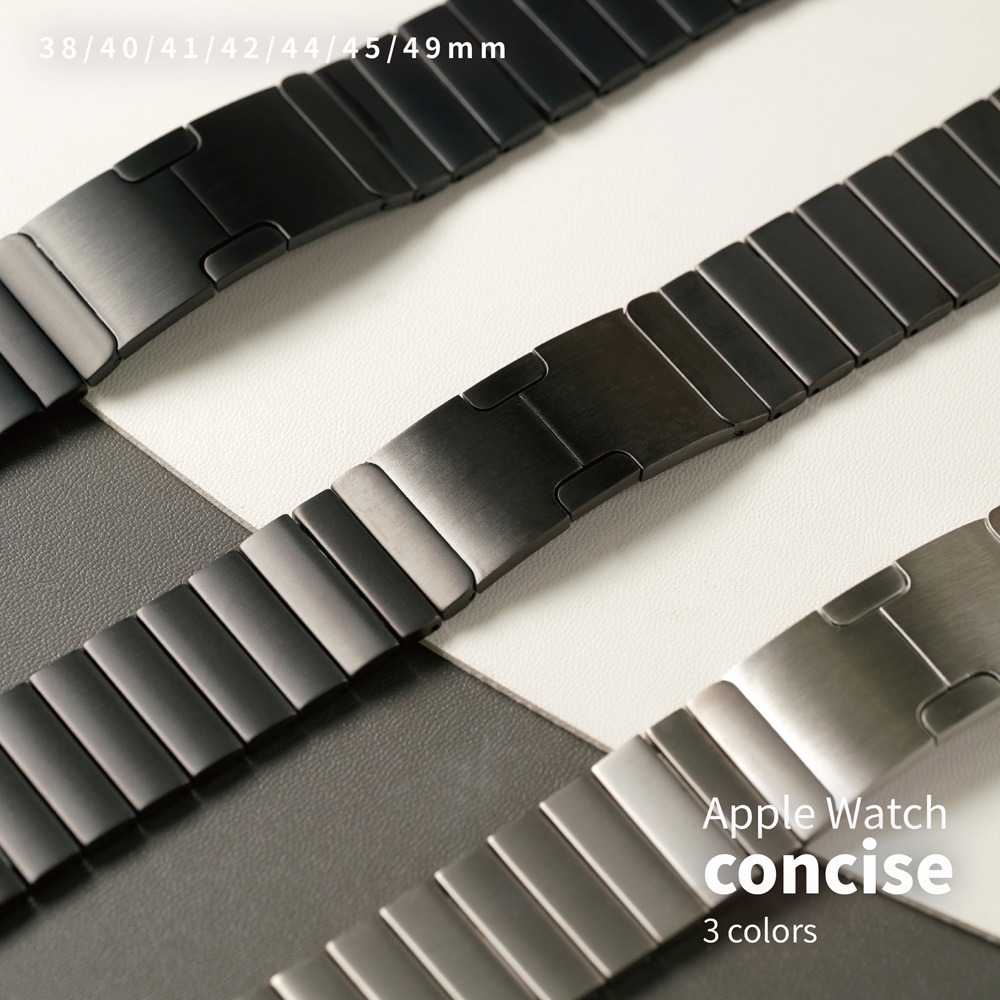 【太空金屬-鈦Ti】AllTi22 方塊款舒適輕盈鈦合金 Apple watch 錶帶 蘋果錶帶-細節圖2