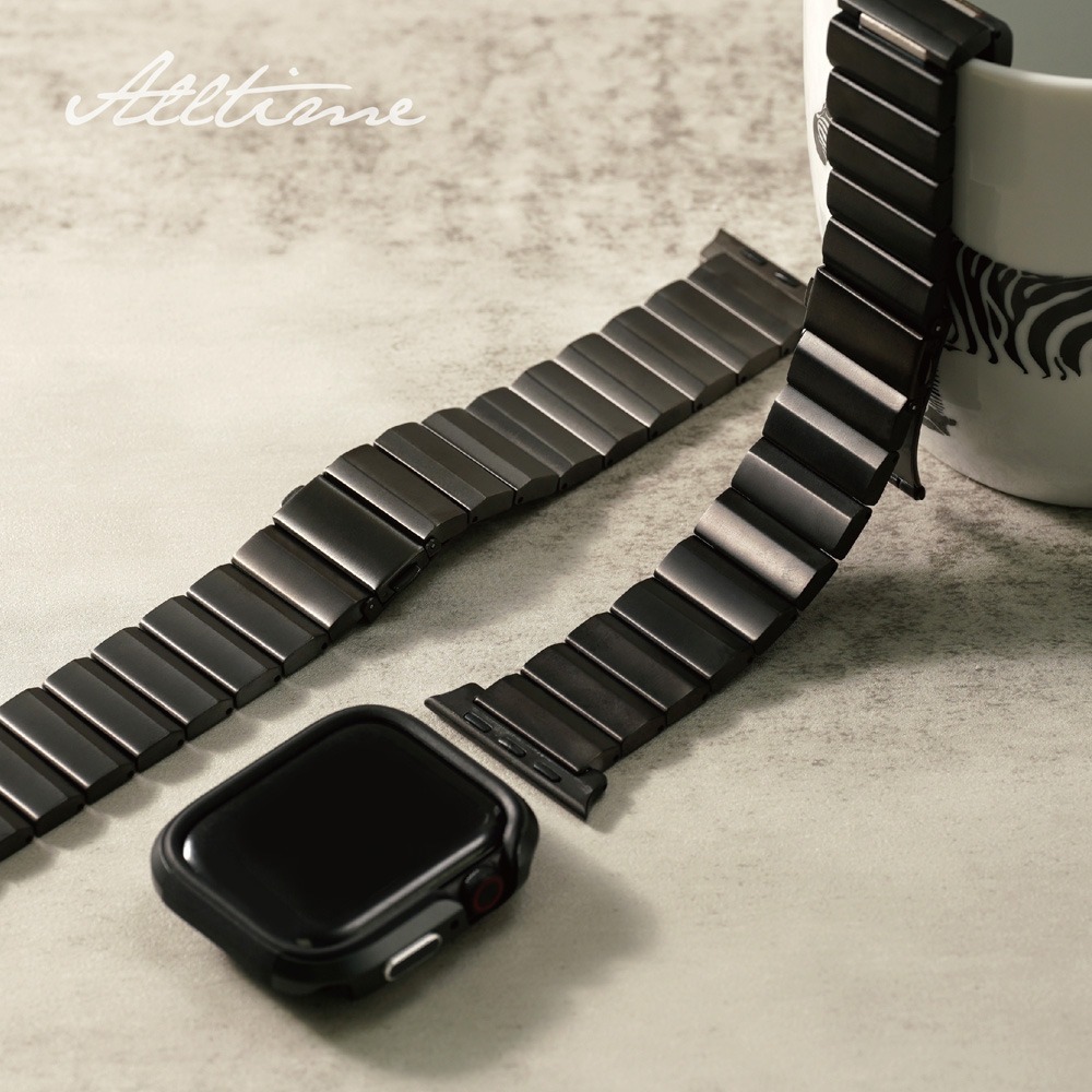 【太空金屬-鈦Ti】AllTi22 梯形導角磨砂鈦合金 Apple watch 錶帶 蘋果錶帶-細節圖7