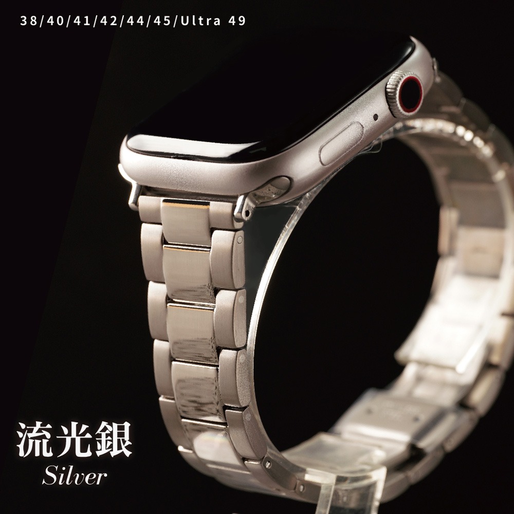 【太空金屬-鈦Ti】AllTi22 旗艦高強度磨砂拋光相間鈦合金 Apple watch錶帶 蘋果錶帶-細節圖5