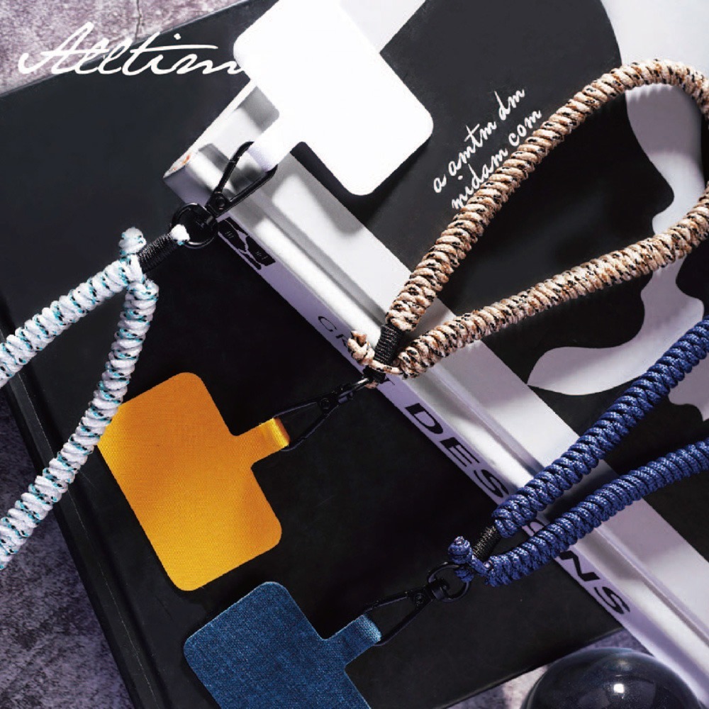 【AllTime】韓系質感編織腕帶手機掛繩 (附手機掛片) 手機吊繩 手機腕-細節圖8