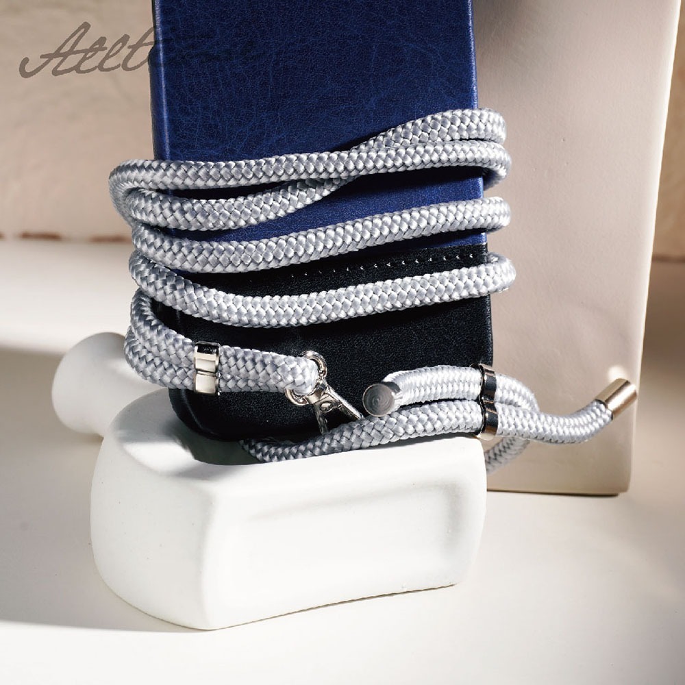 【AllTime】韓系質感編織可調式手機背繩 (附掛片) 手機掛繩 手機吊繩-細節圖8