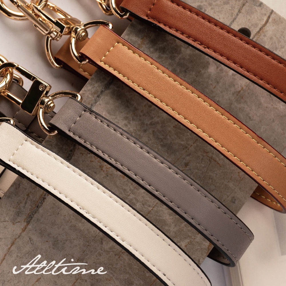 【AllTime】細紋寬版真皮腕帶手機掛繩 (附手機夾片) 手機腕繩 手機吊繩 手機繩-細節圖9