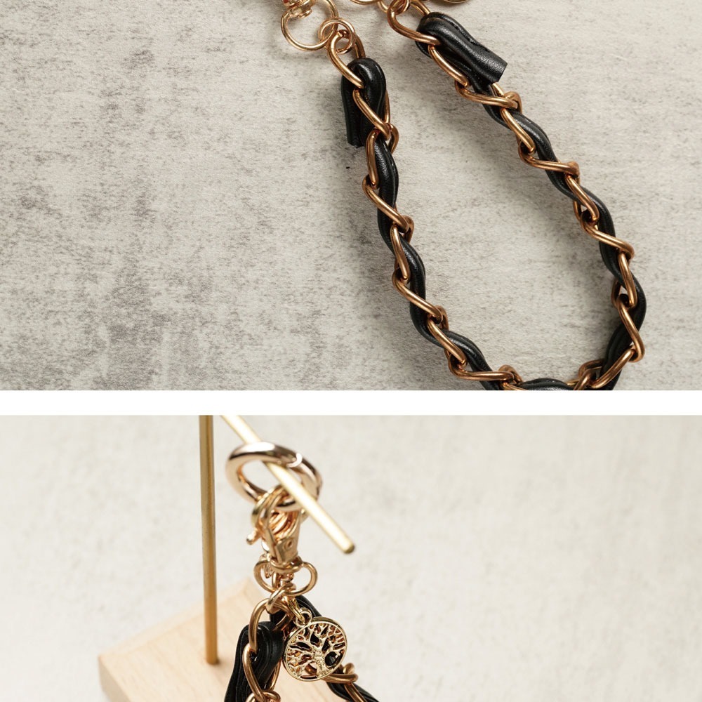 【AllTime】質感小香風系列手機掛繩 (附手機掛片) 手機腕繩 手機吊繩 手機繩-細節圖3