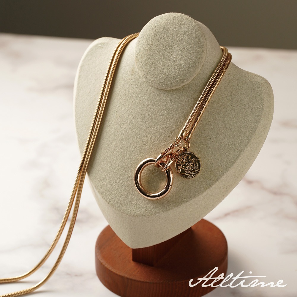 【AllTime】蛇紋鍊飾金屬手機背繩 (附夾片) 手機掛繩 手機吊繩 手機繩-細節圖5