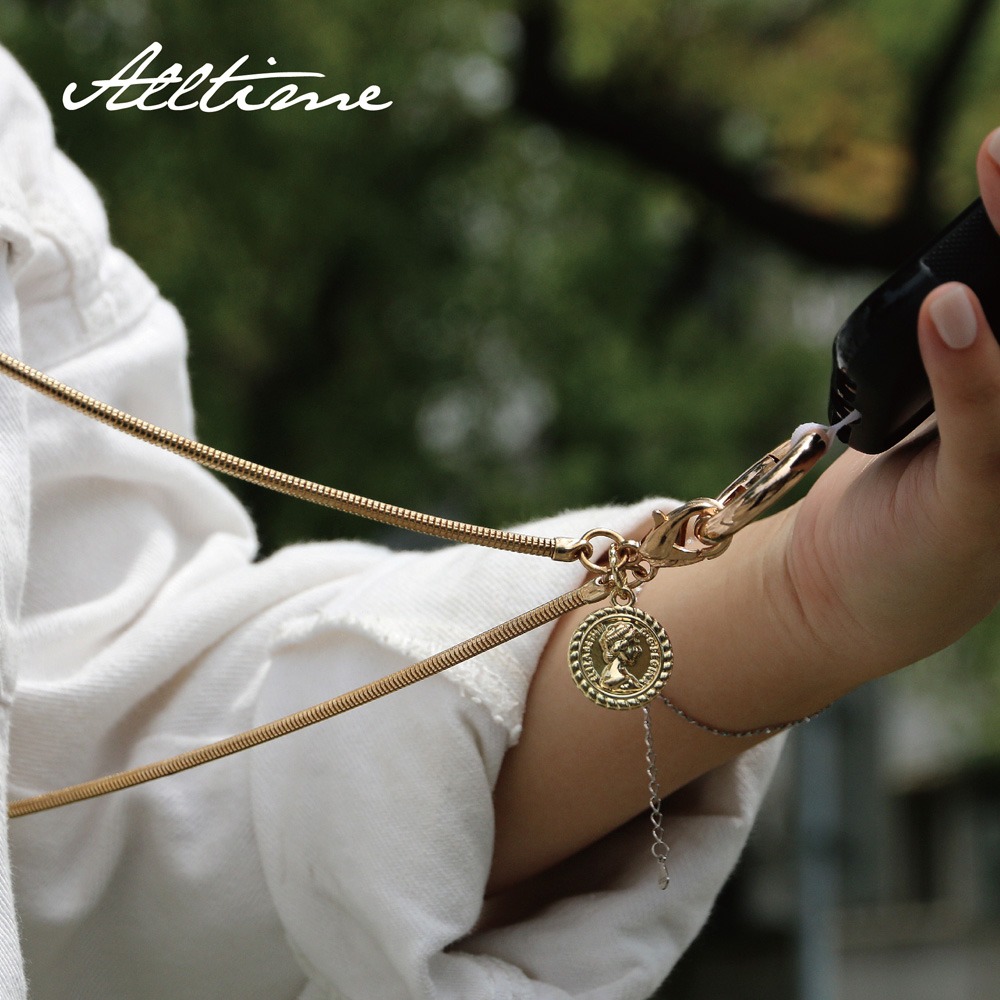 【AllTime】蛇紋鍊飾金屬手機背繩 (附夾片) 手機掛繩 手機吊繩 手機繩-細節圖6