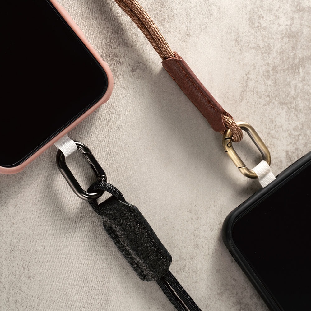 【AllTime】簡約復古真皮手機頸掛背繩(附夾片) 手機吊繩 手機腕繩 手機繩 相機繩 相機背繩 掛繩 吊繩-細節圖9