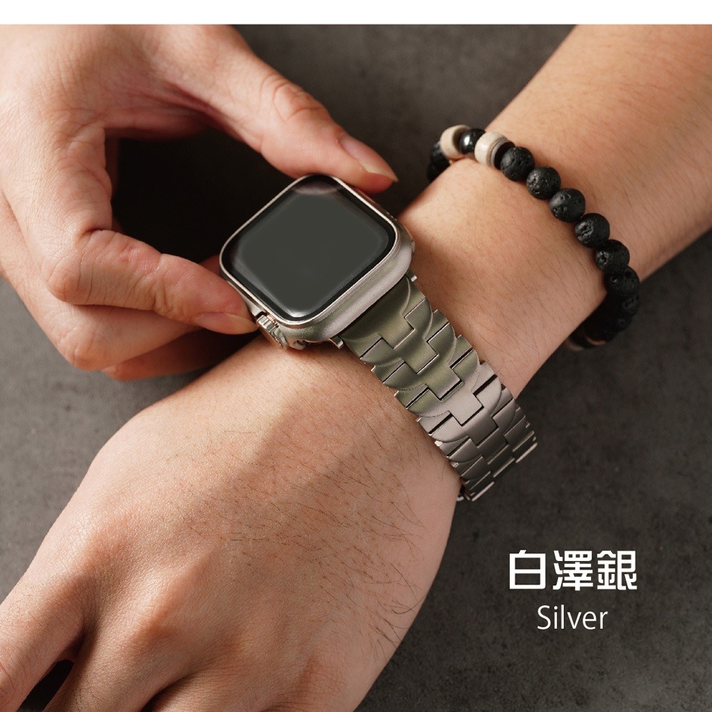 【太空金屬-鈦Ti】沛納海半切圓鈦合金 Apple watch通用錶帶 Ultra S10 S9 S8 S7 SE-規格圖11