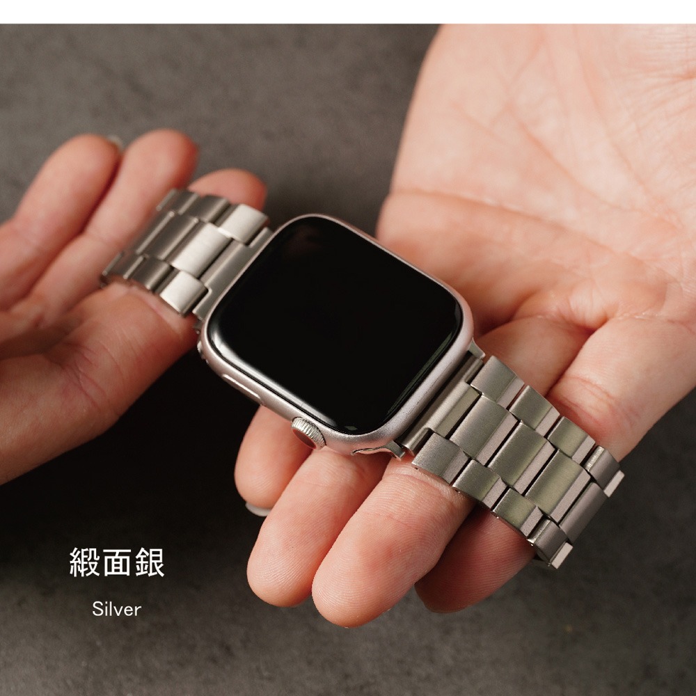 【太空金屬-鈦Ti】切面緞光磨砂鈦合金 Apple watch通用錶帶 Ultra S10 S9 S8 S7 SE-規格圖8