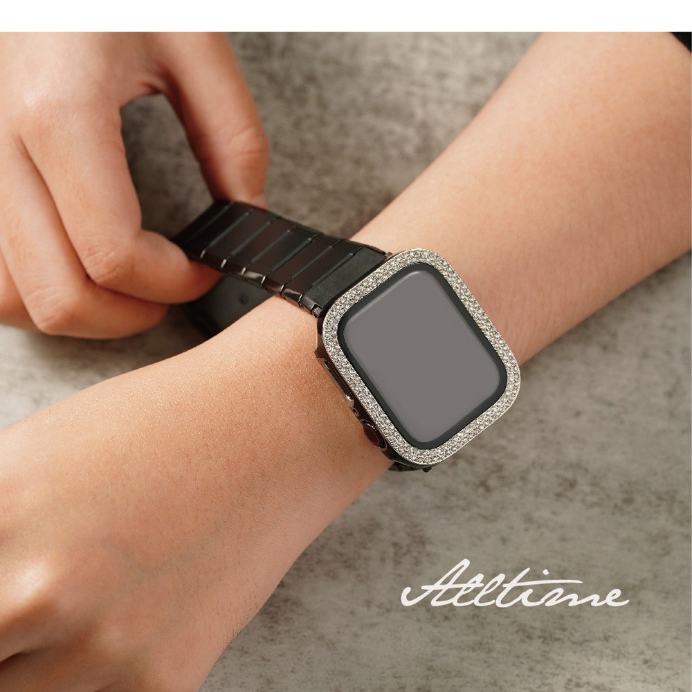 【太空金屬-鈦Ti】方型磚磨砂切角鈦合金 Apple watch通用錶帶 Ultra S10 S9 S8 S7 SE-細節圖9