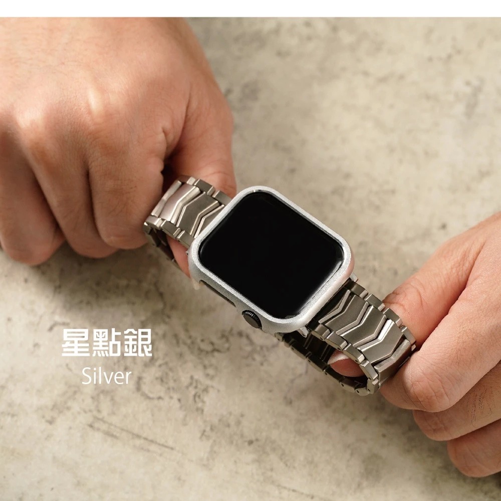 【太空金屬-鈦Ti】超輕量V型鈦合金 Apple watch通用錶帶 Ultra S10 S9 S8 S7 SE-規格圖9