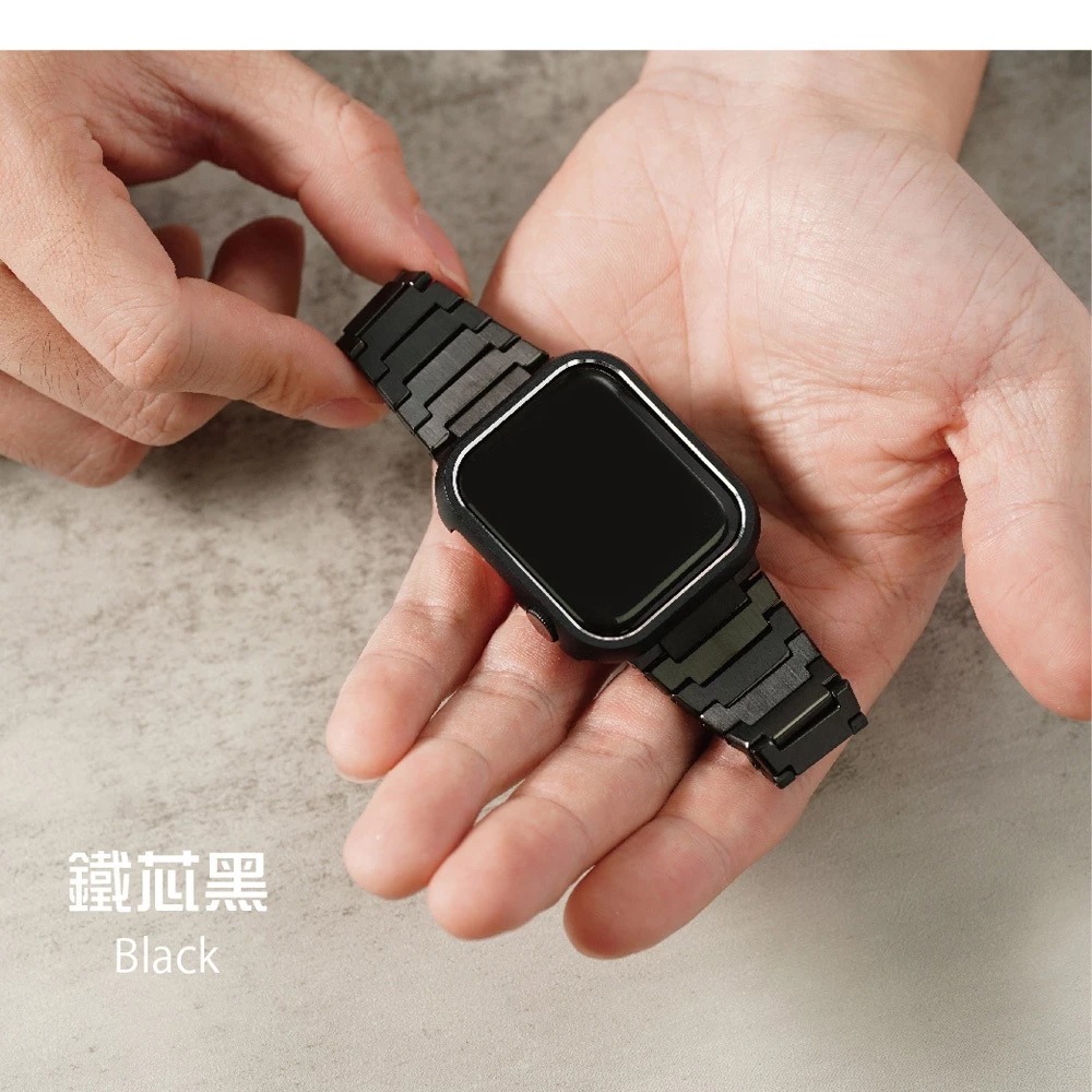 【太空金屬-鈦Ti】平切C字磨砂鈦合金 Apple watch通用錶帶 Ultra S9 S8 S7 S6 S5 SE-規格圖7