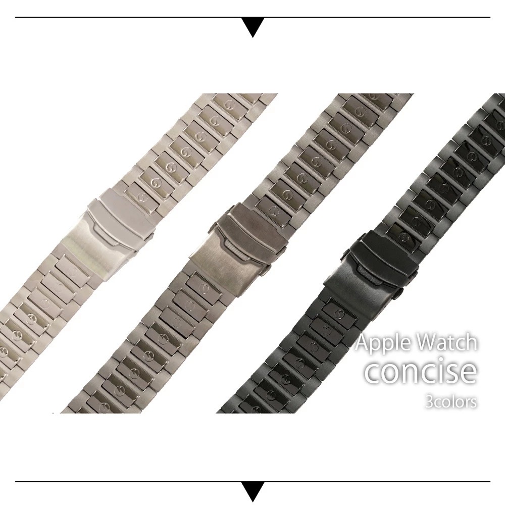 【太空金屬-鈦Ti】太極紋 拋光相間鈦合金 Apple watch通用錶帶 Ultra S10 S9 S8 S7 SE-細節圖3