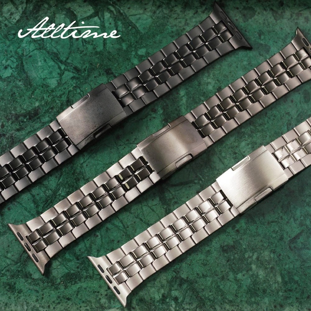 【鈦Ti-新品到港】雙線方塊鈦合金 Apple watch通用錶帶 Ultra S10 S9 S8 S7 SE-細節圖2