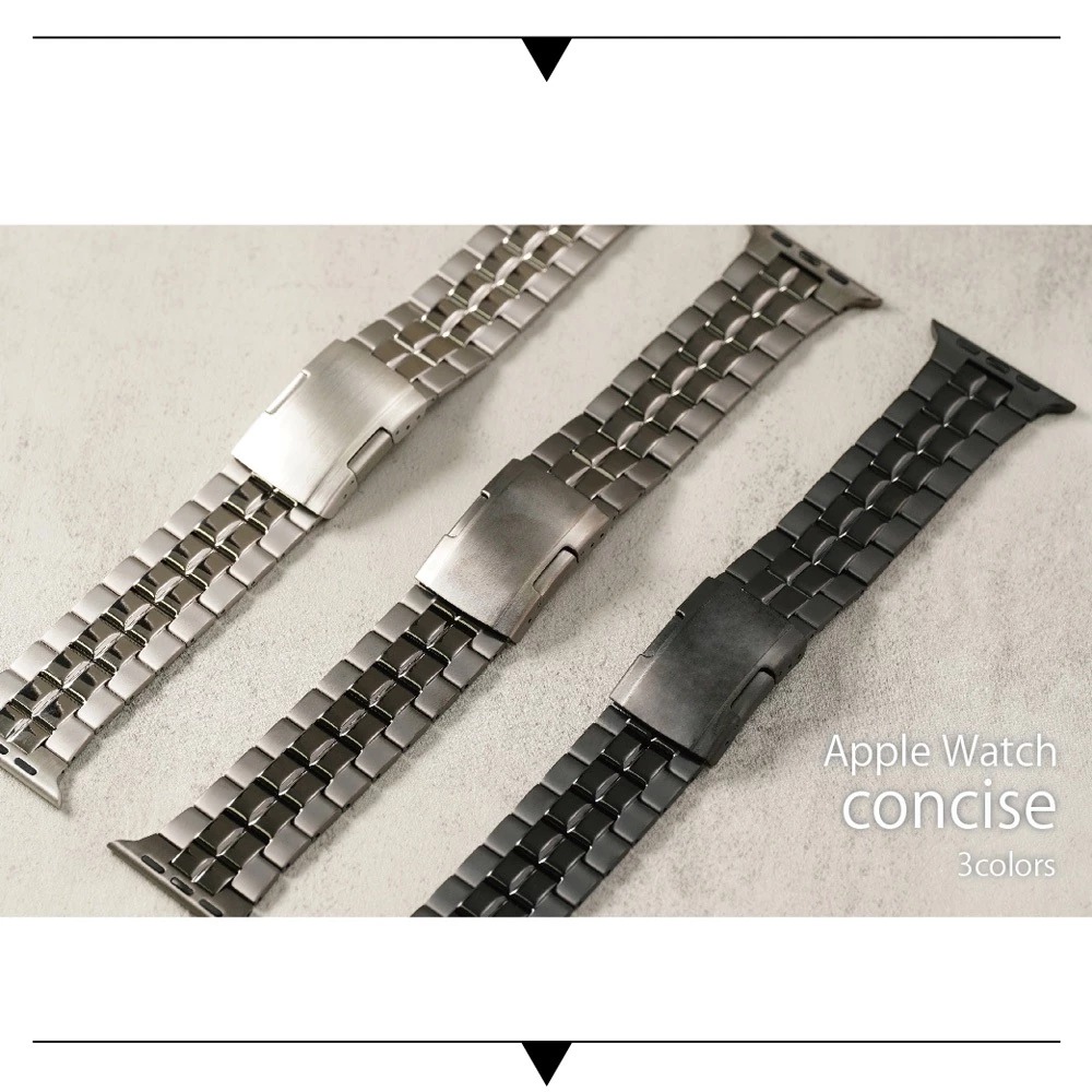 【鈦Ti-新品到港】雙線方塊鈦合金 Apple watch通用錶帶 Ultra S10 S9 S8 S7 SE-細節圖3