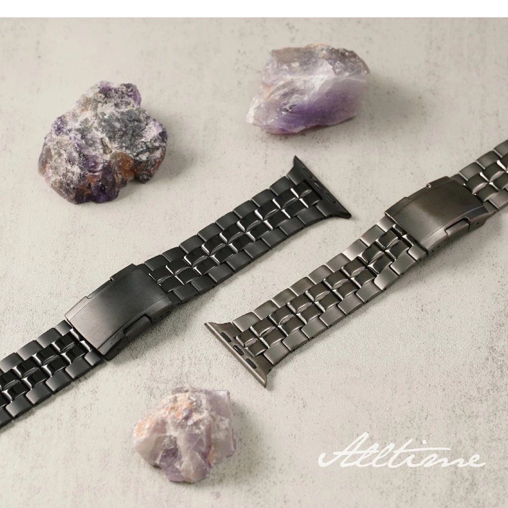 【鈦Ti-新品到港】雙線方塊鈦合金 Apple watch通用錶帶 Ultra S10 S9 S8 S7 SE-細節圖6