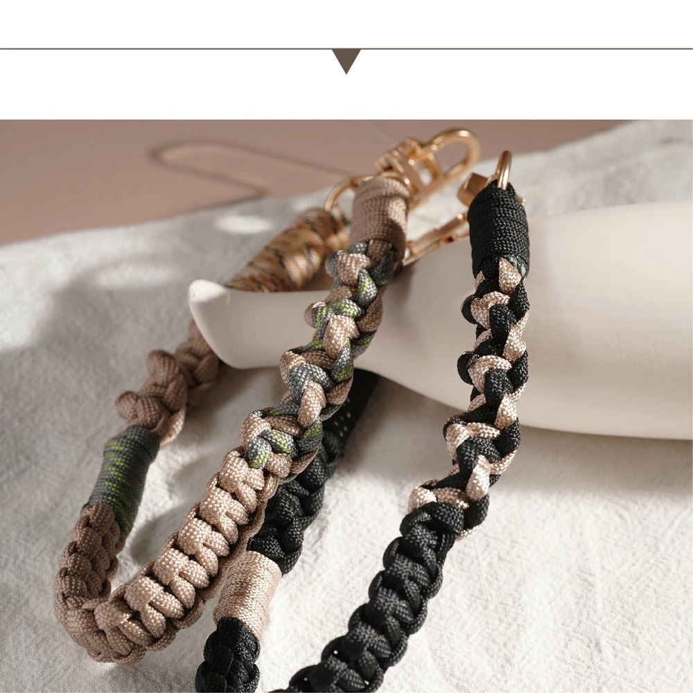 【AllTime】尼龍麻花編織腕帶手機掛繩 (附手機夾片) 手機吊繩 手機腕繩 手機繩 錢包掛繩 錢包繩-細節圖6