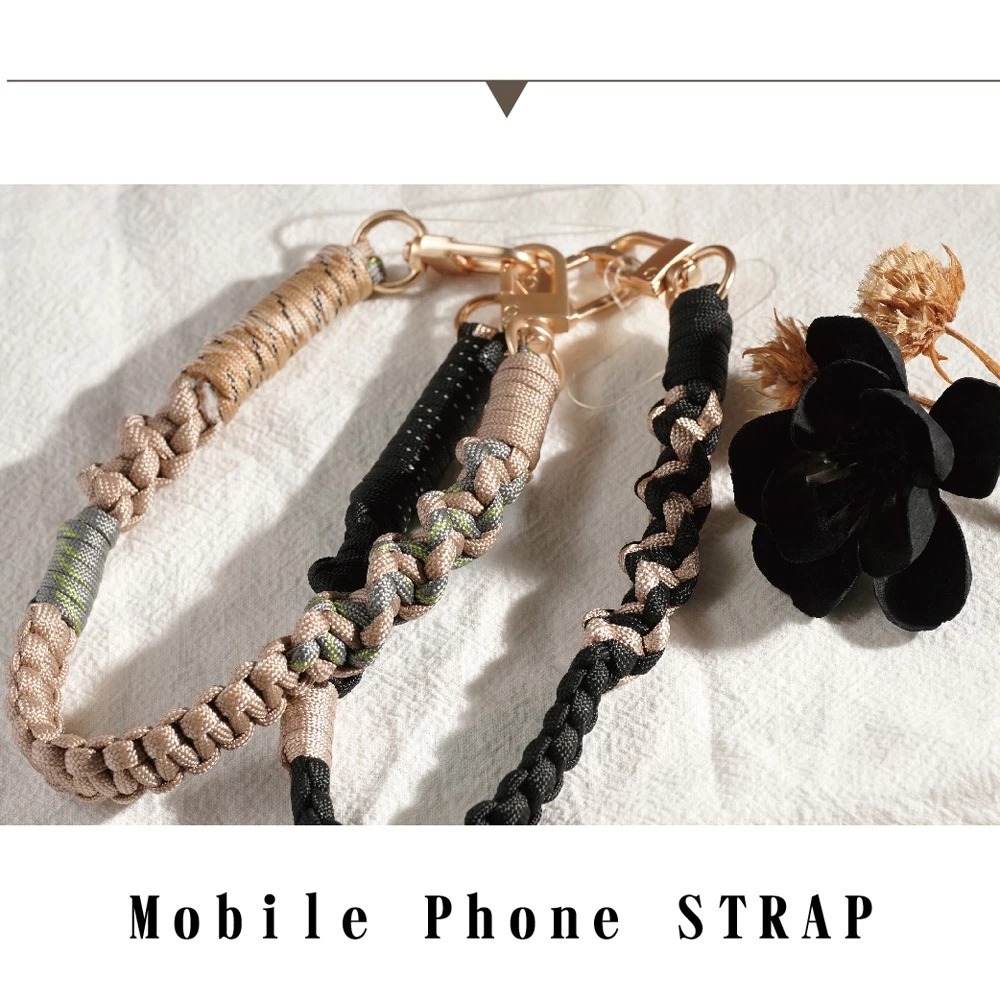 【AllTime】尼龍麻花編織腕帶手機掛繩 (附手機夾片) 手機吊繩 手機腕繩 手機繩 錢包掛繩 錢包繩-細節圖7