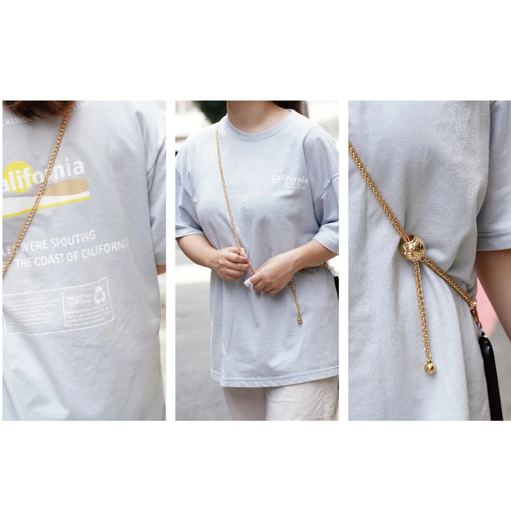 【AllTime】圓球長度調節金屬手機背繩 (附夾片) 手機掛繩 手機吊繩 手機繩-細節圖7