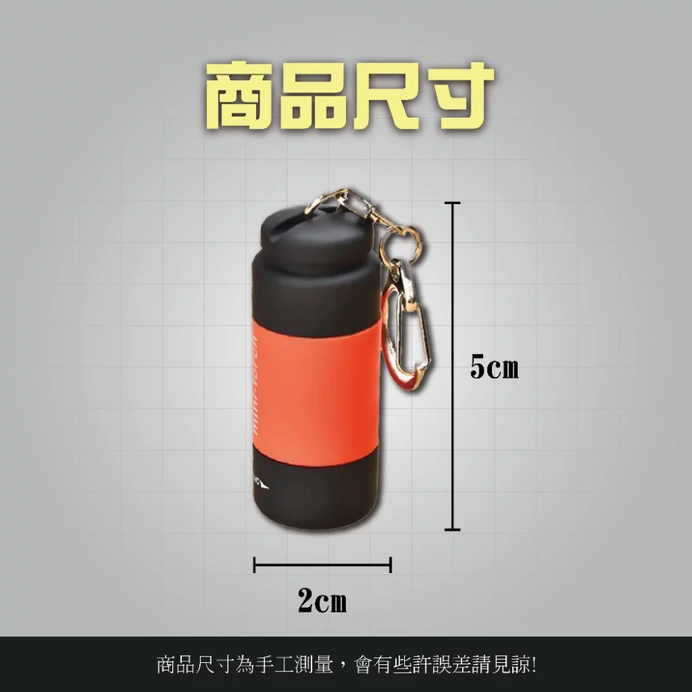 【現貨】 LED迷你手電筒 USB充電手電筒-細節圖4