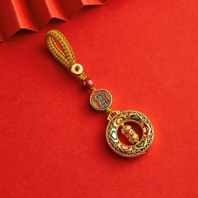 時來運轉平安吊飾 平安扣鎖 手機吊飾 汽車鑰匙吊飾 鑰匙吊飾-規格圖4