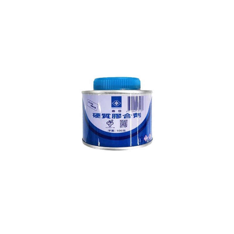 尚成百貨 附發票 南亞硬質膠和劑 100公克 小膠刷 PVC管膠水 塑膠管膠水 黏著劑 膠刷 膠水-細節圖2