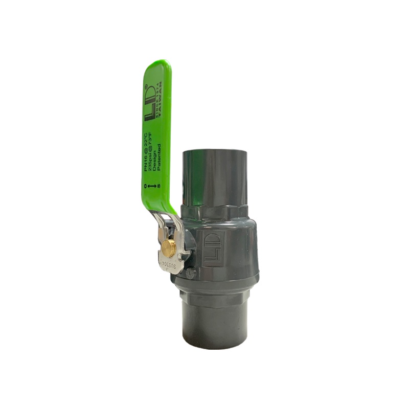 台灣製造 LD 立達 PVC 球塞凡而【1/2＂~1-1/2＂】 球塞 可調式把手高耐壓 鋼珠球閥 球閥 大流量 不鏽鋼-細節圖2