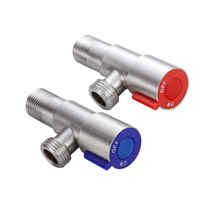 台灣出貨附發票 冷熱標示 304不鏽鋼凡而 不鏽鋼三角凡而  精密陶瓷芯 1/2/4分 304不銹鋼進水角-細節圖2