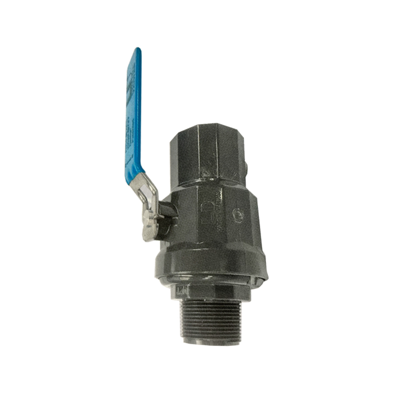 台灣製造 LD 立達 PVC 球塞凡而【1/2＂~1-1/2＂】球塞 耐候型外牙鋼珠球閥 鋼珠球閥 球閥 外牙X管口-細節圖2