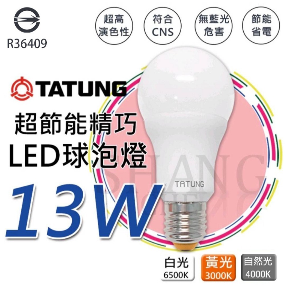 大同LED超節能燈泡 LED 球泡燈 檢驗合格 E27 白光 黃光 超節能精巧燈泡 節能省電 無藍光危害 符合BSMI-細節圖5