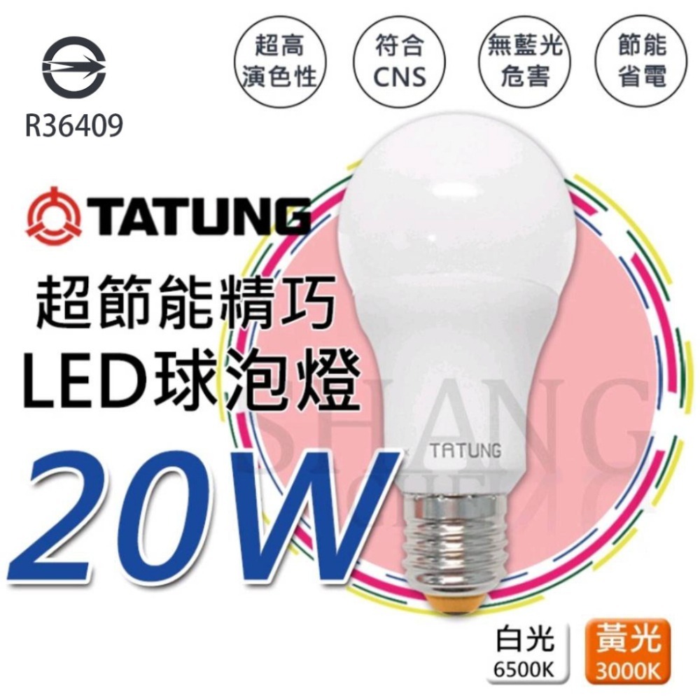 大同LED超節能燈泡 LED 球泡燈 檢驗合格 E27 白光 黃光 超節能精巧燈泡 節能省電 無藍光危害 符合BSMI-細節圖8
