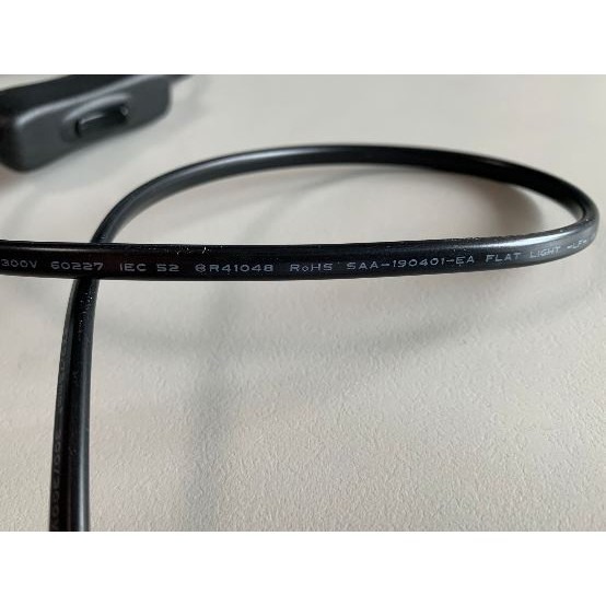 電源線附開關 1A 110V 240cm 控制開關電源線 電源開關 中間開關 通過BSMI商檢局驗證 BSMI-細節圖2