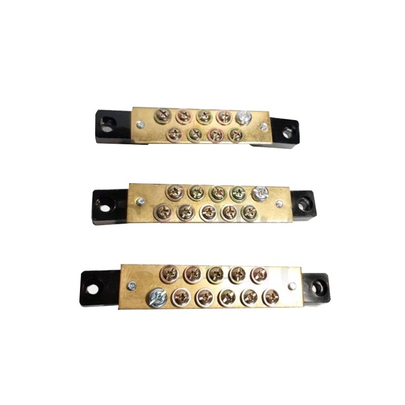 接地端子排 8P~10P  接點端子 接地銅排 接地端子板 銅排 接地端子 接地板 接地銅板 接地排 開關箱端子盤-細節圖2